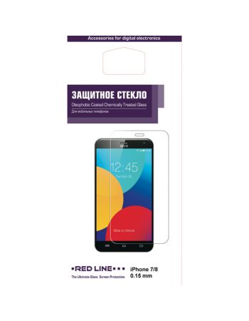 Защитное стекло для iPhone Red Line для iPhone 7 / 8 Gorilla Glass